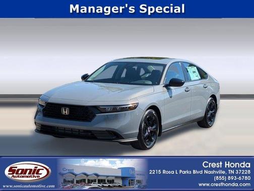 Urban Gray Pearl 2025 Honda Accord SE Sedan