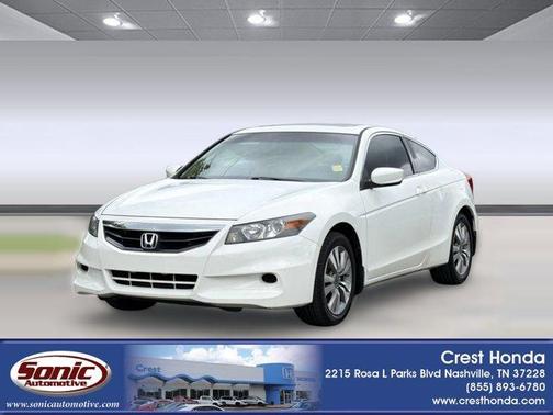 White 2012 Honda Accord EX-L