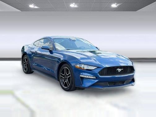 Blue 2022 Ford Mustang EcoBoost Premium