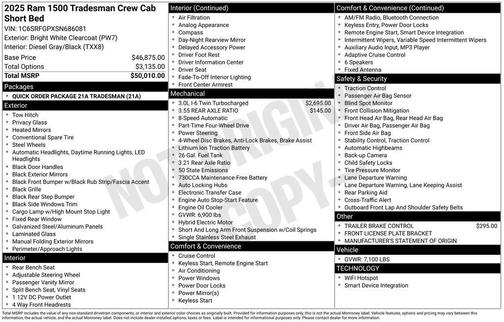 2025 RAM 1500 Tradesman