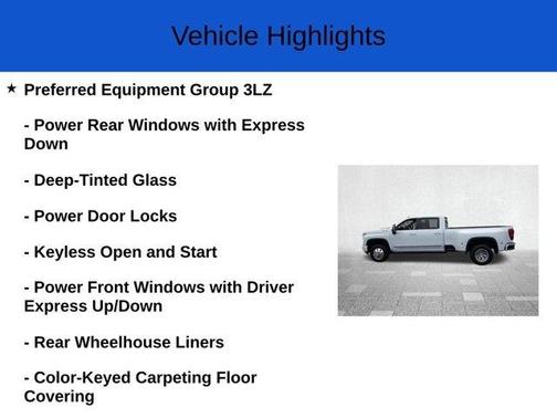 Polar White 2026 Chevrolet Silverado 3500 High Country
