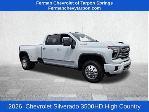 Polar White 2026 Chevrolet Silverado 3500 High Country