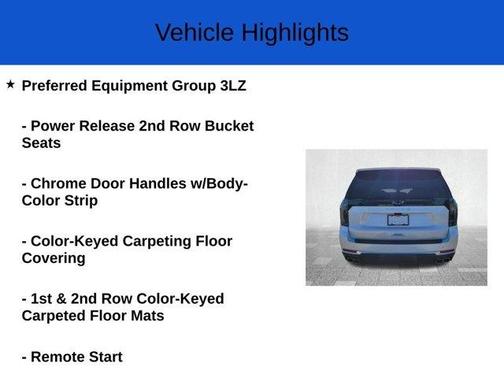 2025 Chevrolet Tahoe High Country