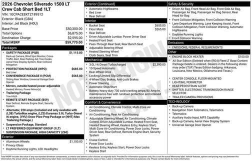 2026 Chevrolet Silverado 1500 LT