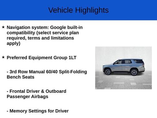 2026 Chevrolet Tahoe LT