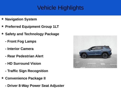 Lakeshore Blue Metallic 2027 Chevrolet Equinox LT