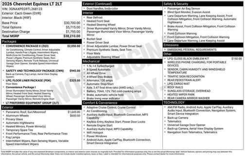 2026 Chevrolet Equinox LT