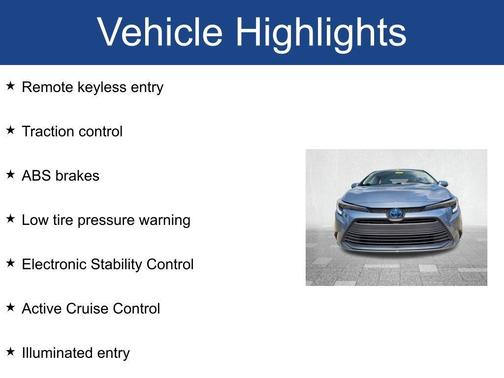 2025 Toyota Corolla Hybrid LE