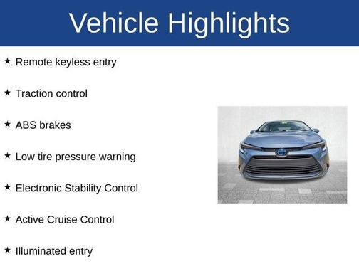 2025 Toyota Corolla Hybrid LE
