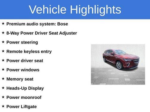 Cinnabar Metallic 2023 Buick Envision Avenir