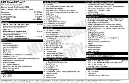 2025 Chevrolet Trax LT