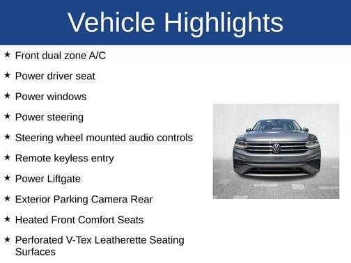 Platinum Gray Metallic 2023 Volkswagen Tiguan 2.0T SE