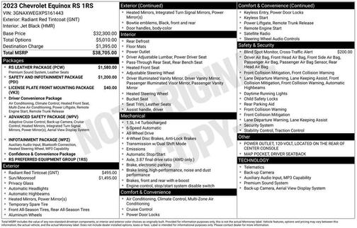 2023 Chevrolet Equinox RS