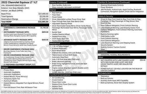 2022 Chevrolet Equinox 1LT