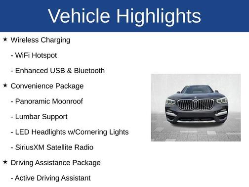 2019 BMW X3 sDrive30i