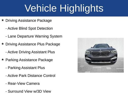 2019 BMW X3 sDrive30i