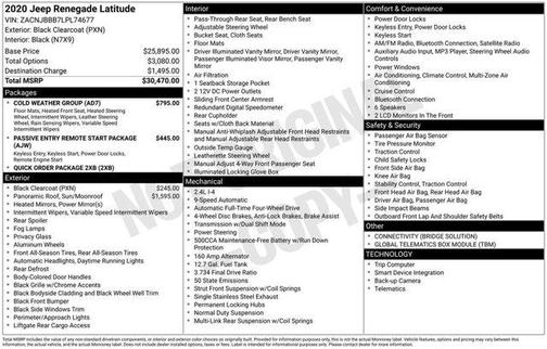 2020 Jeep Renegade Latitude