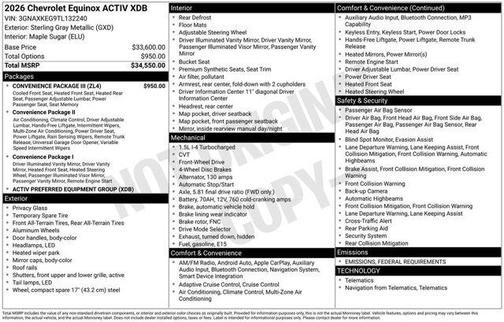 2026 Chevrolet Equinox ACTIV