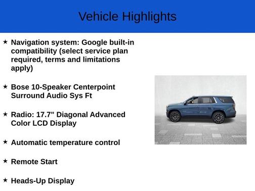 2026 Chevrolet Tahoe High Country