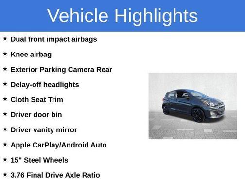 Nightfall Gray Metallic 2021 Chevrolet Spark LS