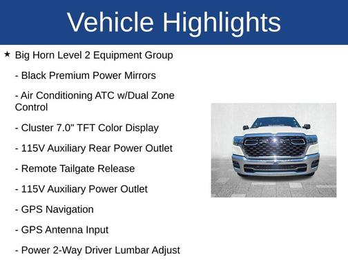 2025 RAM 1500 Big Horn/Lone Star