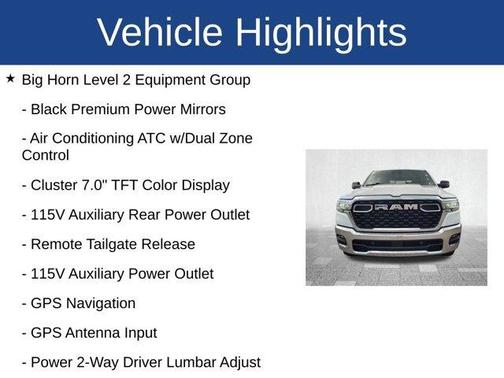 2025 RAM 1500 Big Horn/Lone Star