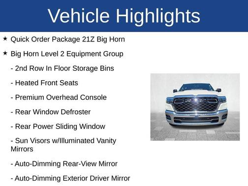 2025 RAM 1500 Big Horn/Lone Star