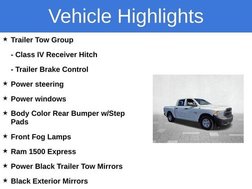 Bright White Clearcoat 2023 RAM 1500 Classic Tradesman