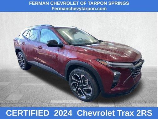Crimson Metallic 2024 Chevrolet Trax 2RS