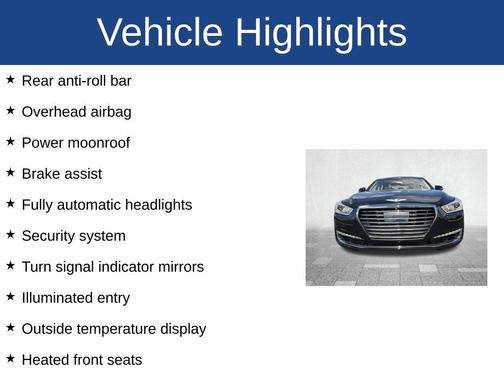 2017 Genesis G90 3.3T Premium