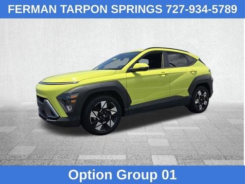 Yellow 2024 Hyundai KONA SEL