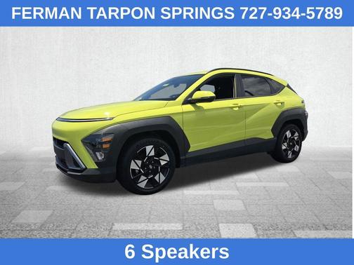 Yellow 2024 Hyundai KONA SEL