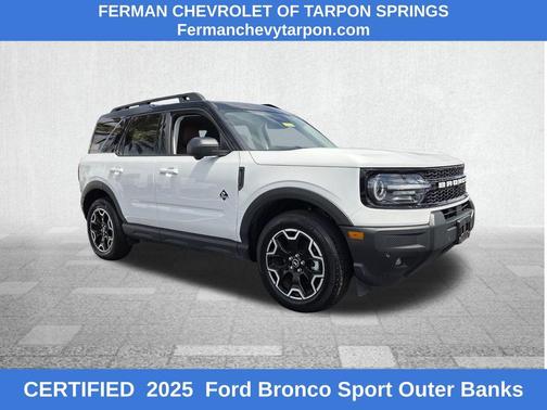 Oxford White 2025 Ford Bronco Sport Outer Banks