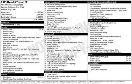 2019 Hyundai TUCSON SE