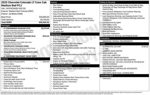2025 Chevrolet Colorado LT