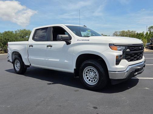 Summit White 2023 Chevrolet Silverado 1500 WT