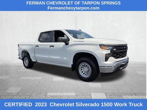 Summit White 2023 Chevrolet Silverado 1500 WT