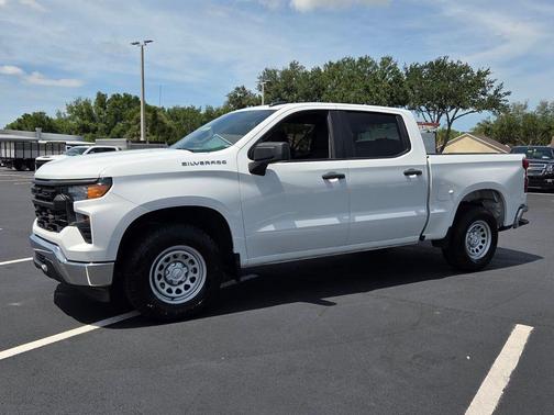 Summit White 2023 Chevrolet Silverado 1500 WT