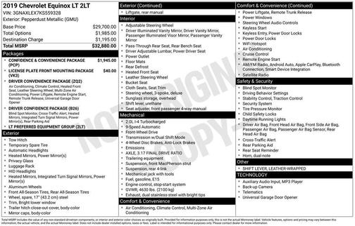 2019 Chevrolet Equinox 2LT