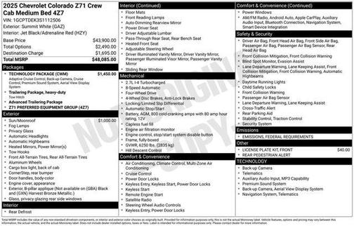 2025 Chevrolet Colorado Z71