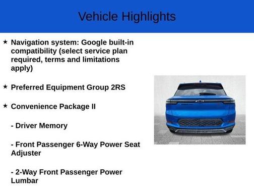 2025 Chevrolet Equinox EV RS