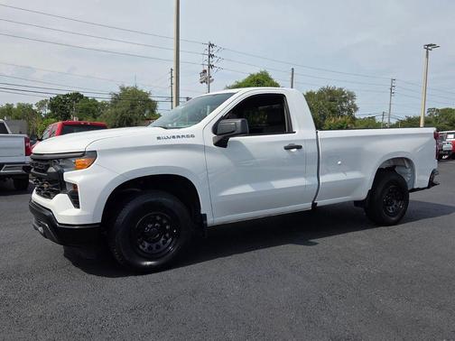 Summit White 2023 Chevrolet Silverado 1500 WT