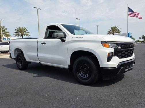 Summit White 2023 Chevrolet Silverado 1500 WT