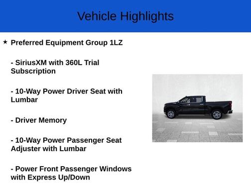 Black 2026 Chevrolet Silverado 1500 LTZ