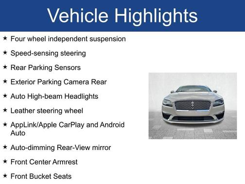 2020 Lincoln MKZ Standard