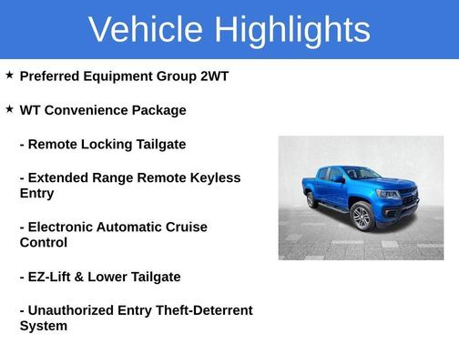 2021 Chevrolet Colorado WT