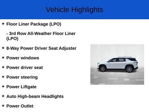 2025 Chevrolet Traverse LT