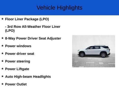 2025 Chevrolet Traverse LT