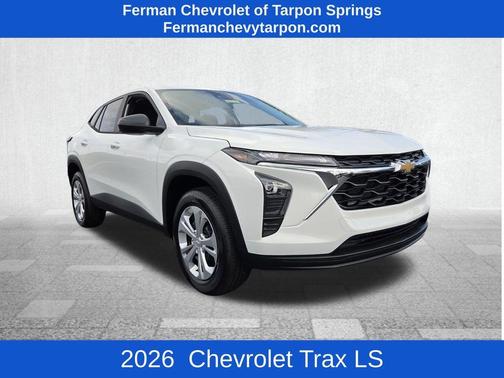 Summit White 2026 Chevrolet Trax LS