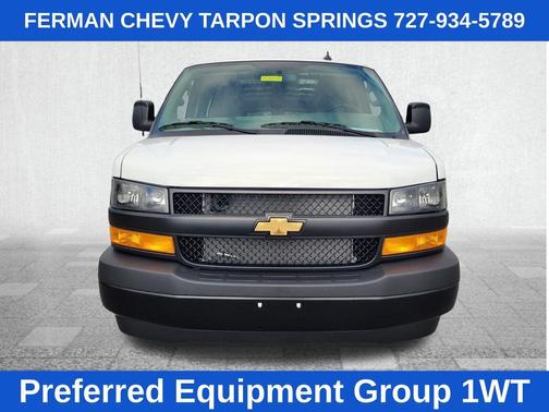 Summit White 2025 Chevrolet Express 3500 Work Van